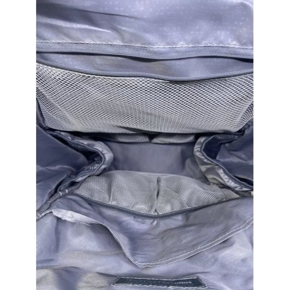 Multi Pocket Black Fabric Backpack